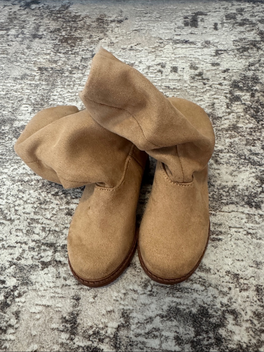 H&M Beige/Tan Kids' Suede Booties